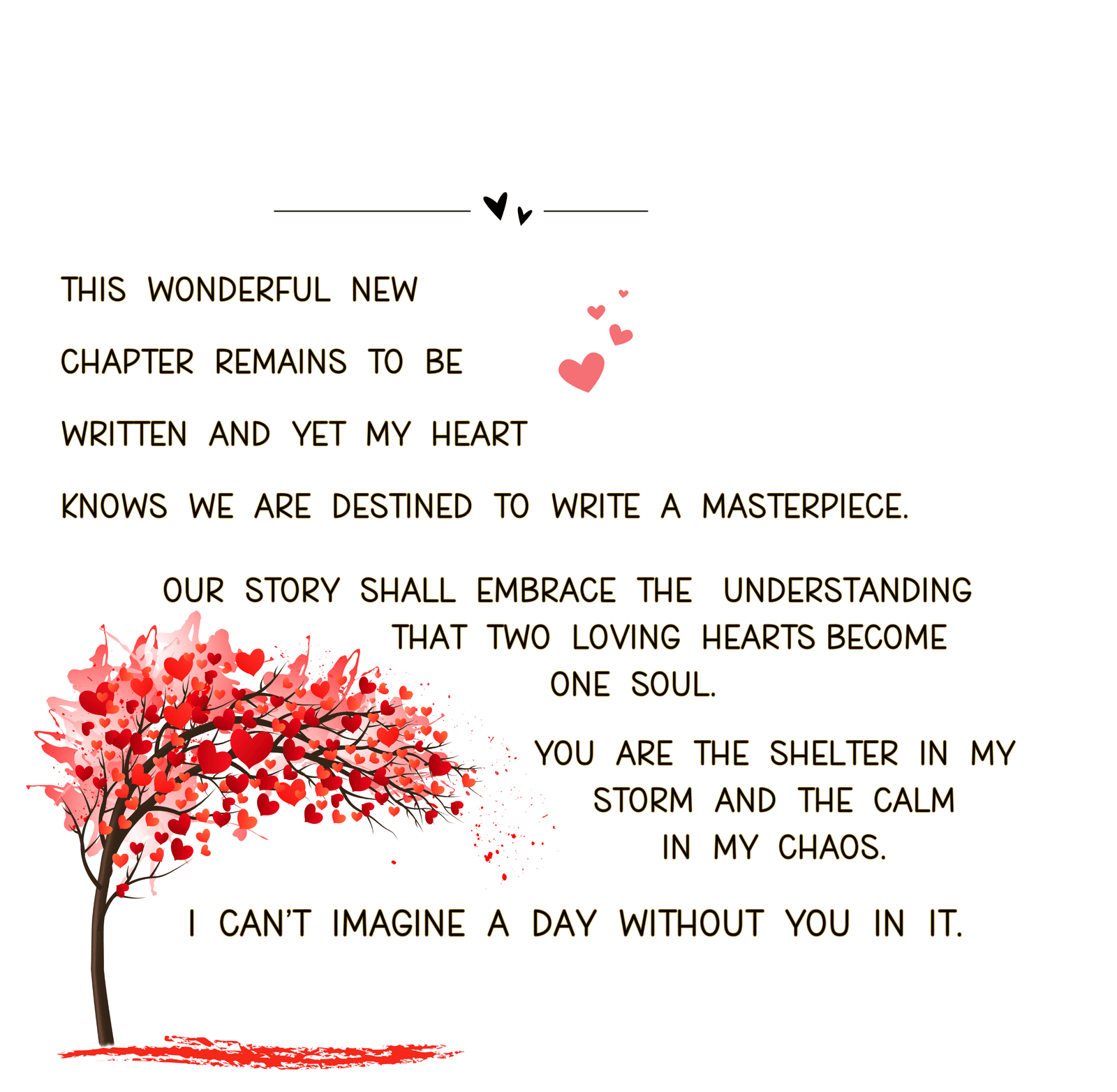 A HEART TOUCHING MESSAGE of LOVE and COMMITMENT | ACRYLIC HEART PLAQUE