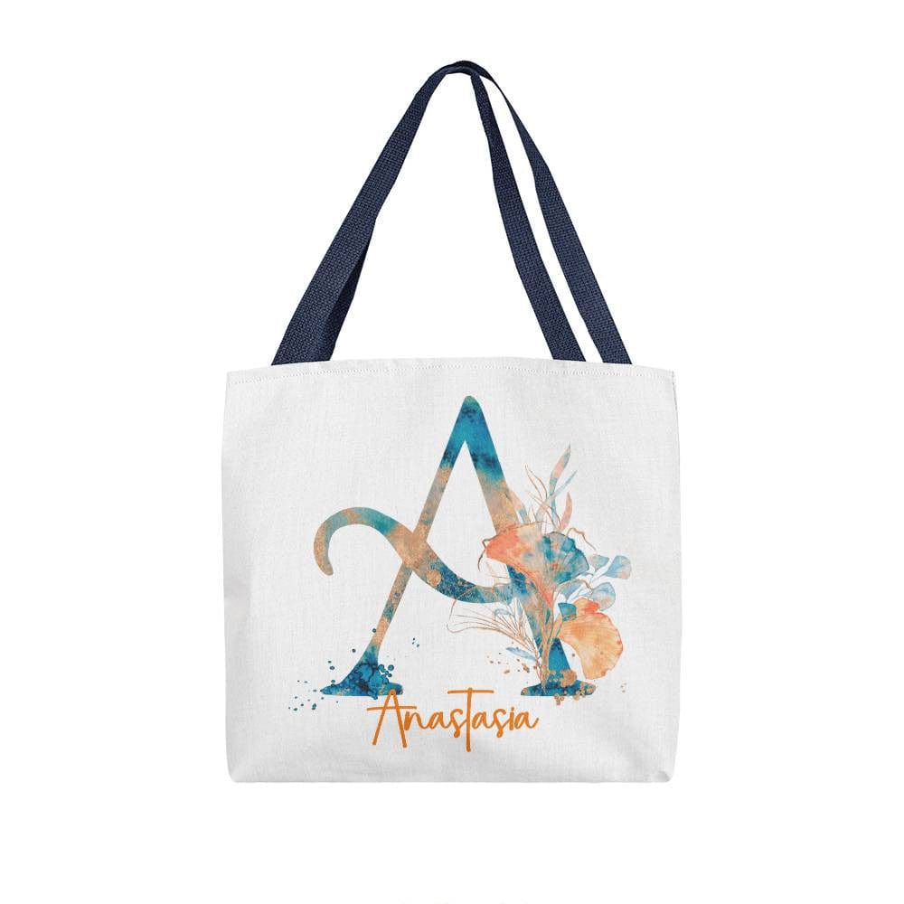 PERSONALIZABLE TOTE BAG | MONOGRAM - A | PERFECT GIFT for MOM, BFF or YOU