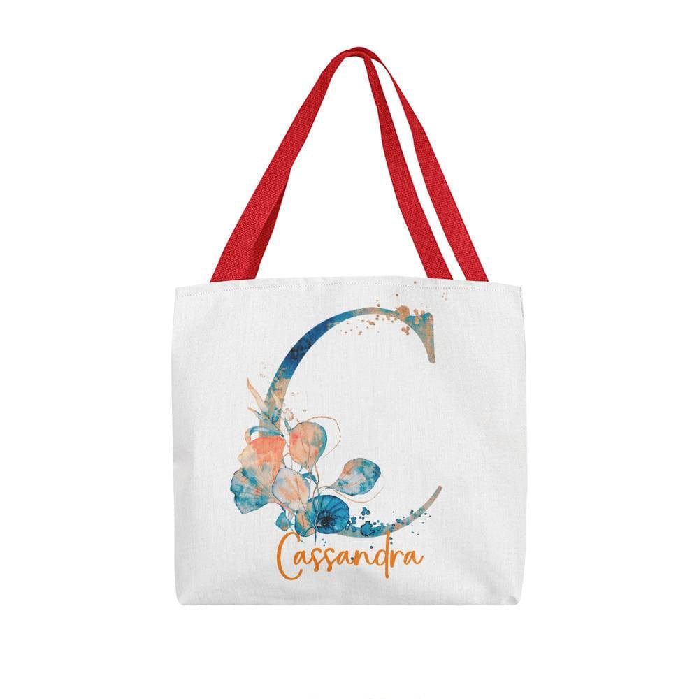 PERSONALIZABLE TOTE BAG | MONOGRAM - C | PERFECT GIFT for YOU, BFF, DAUGHTER