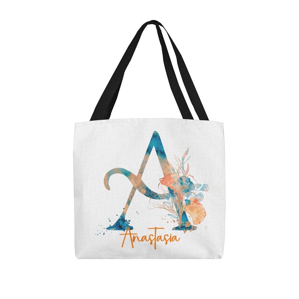 PERSONALIZABLE TOTE BAG | MONOGRAM - A | PERFECT GIFT for MOM, BFF or YOU
