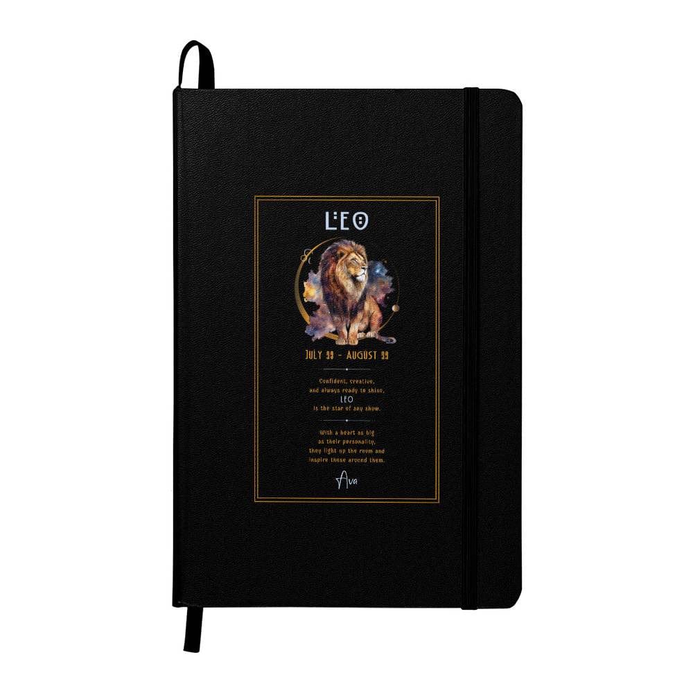 Elegant Leo zodiac description emphasizing their inspiring nature, vibrant energy, and star quality with a heartfelt message about their big-hearted personality