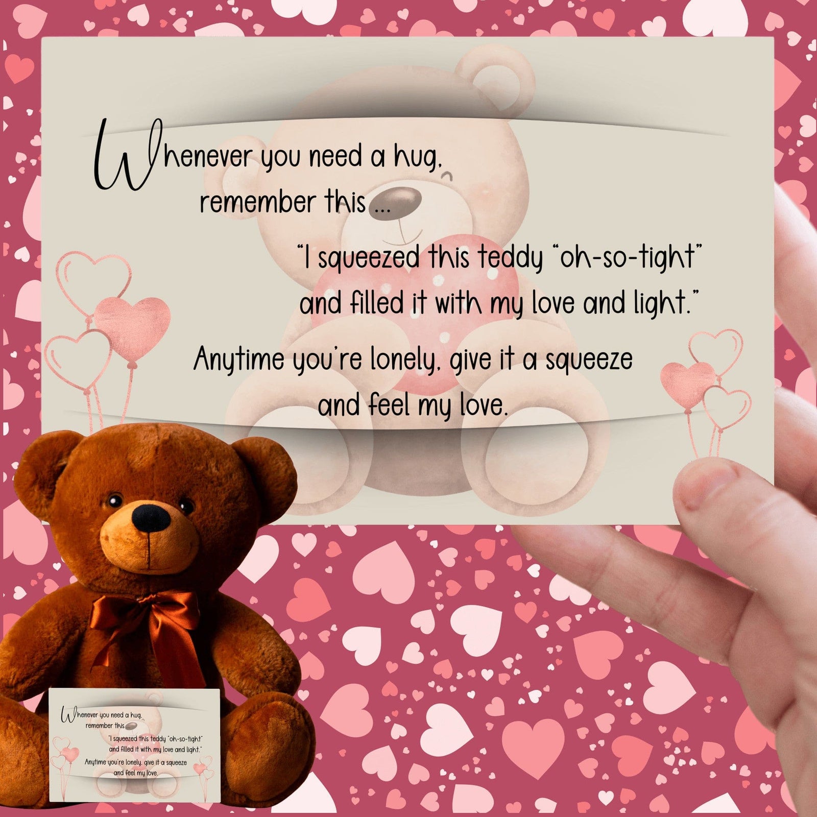WHENEVER YOU NEED A HUG - Loving and Heartfelt Message for Daughter or Granddaughter.