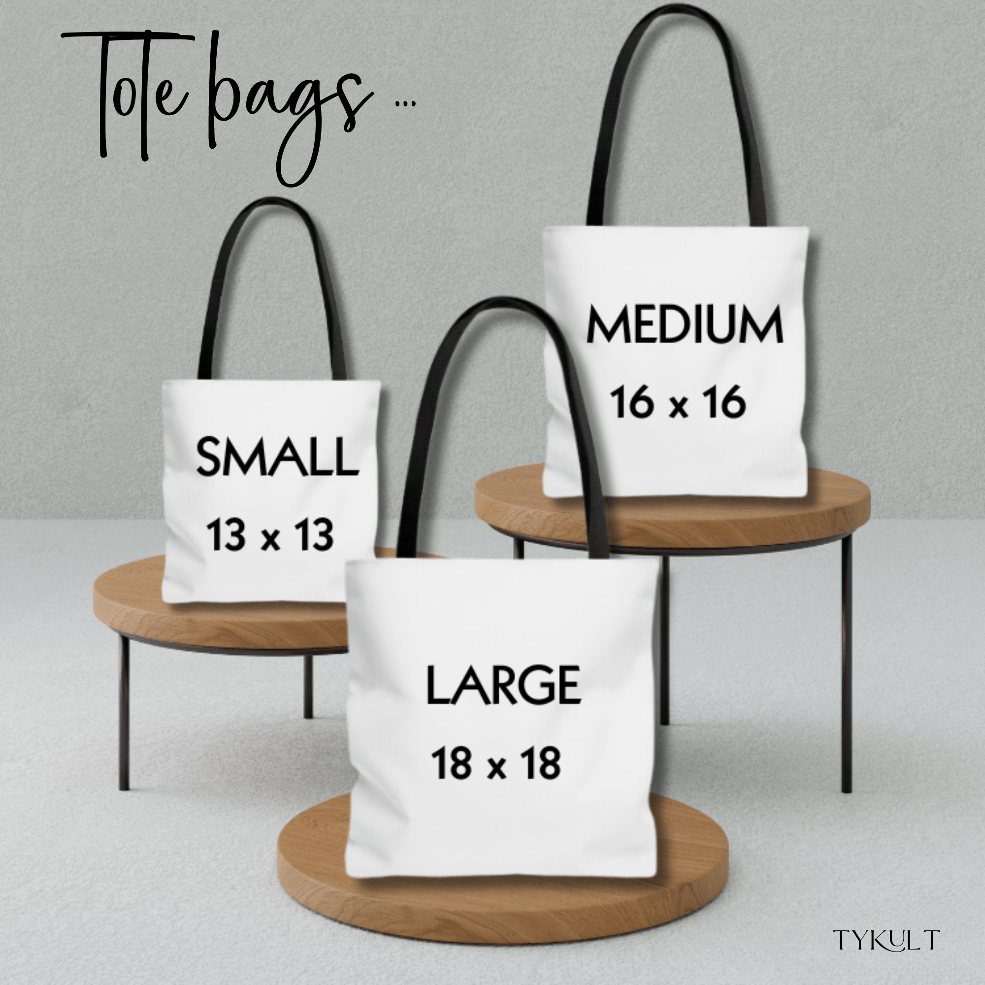 PERSONALIZABLE TOTE BAG | MONOGRAM - C | PERFECT GIFT for YOU, BFF, DAUGHTER