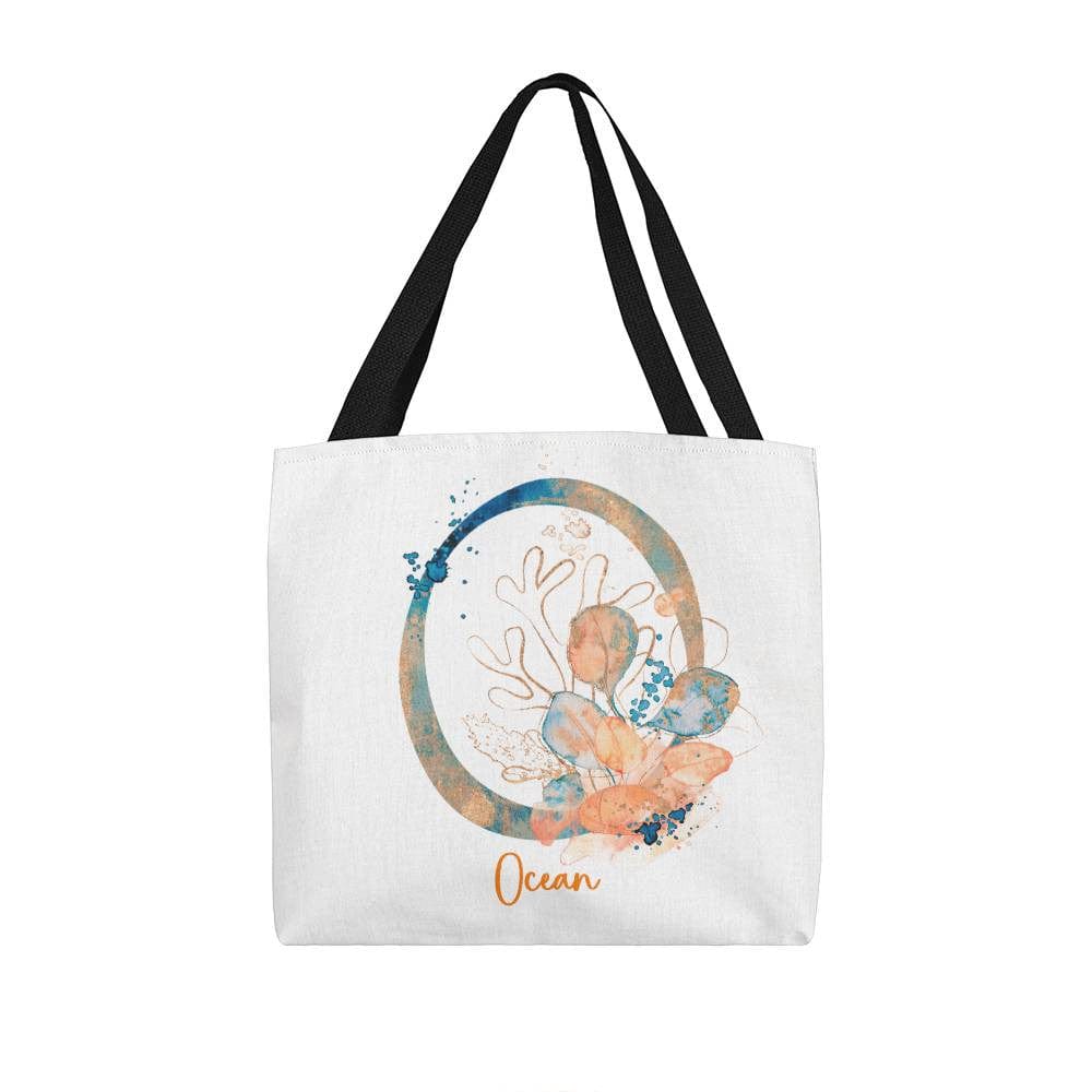 PERSONALIZABLE TOTE BAG | MONOGRAM - O | PERFECT GIFT for WIFE, MOTHER-in-LAW, YOU