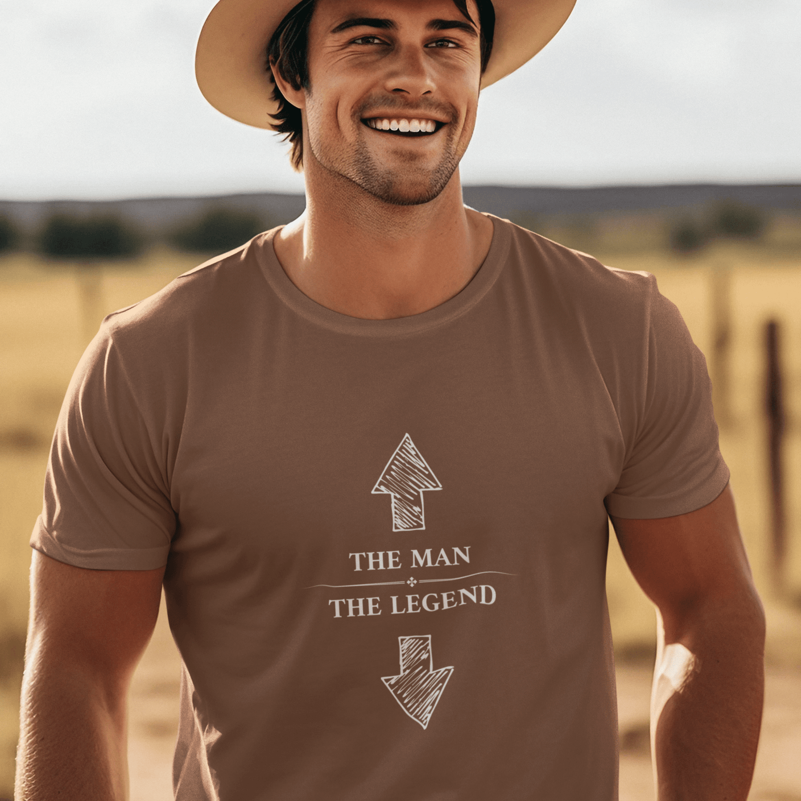 THE MAN - THE LEGEND | NAUGHTY | T-SHIRT