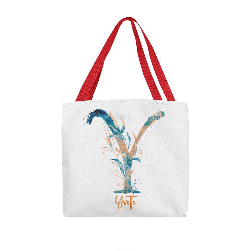 PERSONALIZABLE TOTE BAG | MONOGRAM - Y | PERFECT GIFT for FIANCEE, CO-WORKER, YOU
