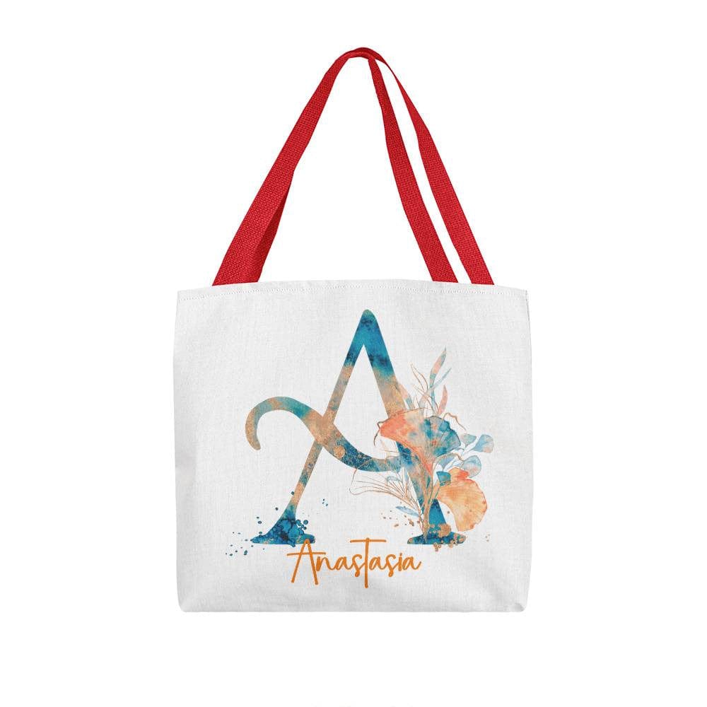 PERSONALIZABLE TOTE BAG | MONOGRAM - A | PERFECT GIFT for MOM, BFF or YOU