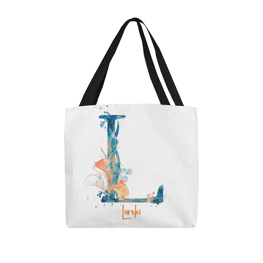 PERSONALIZABLE TOTE BAG | MONOGRAM - L | PERFECT GIFT for GRANDMA, YOU, DAUGHTER