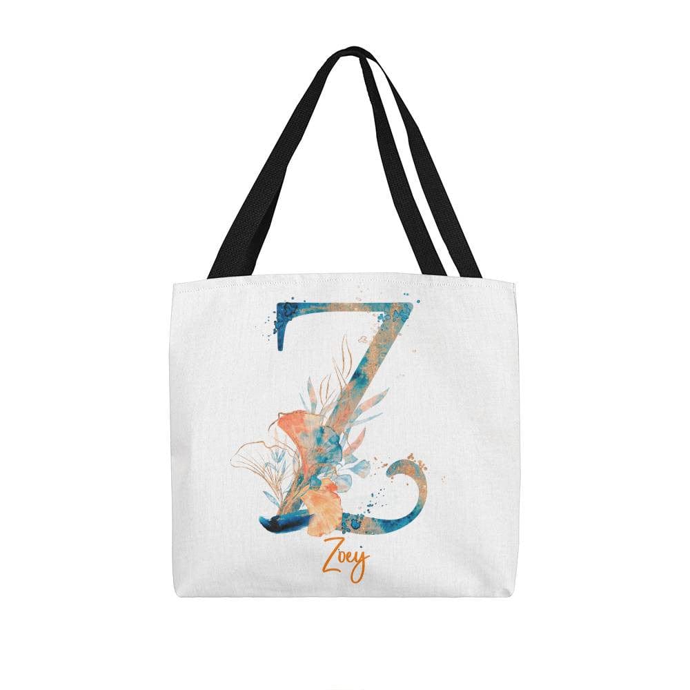 PERSONALIZABLE TOTE BAG | MONOGRAM - Z | PERFECT GIFT for BFF, MOTHER-in-LAW, MOM