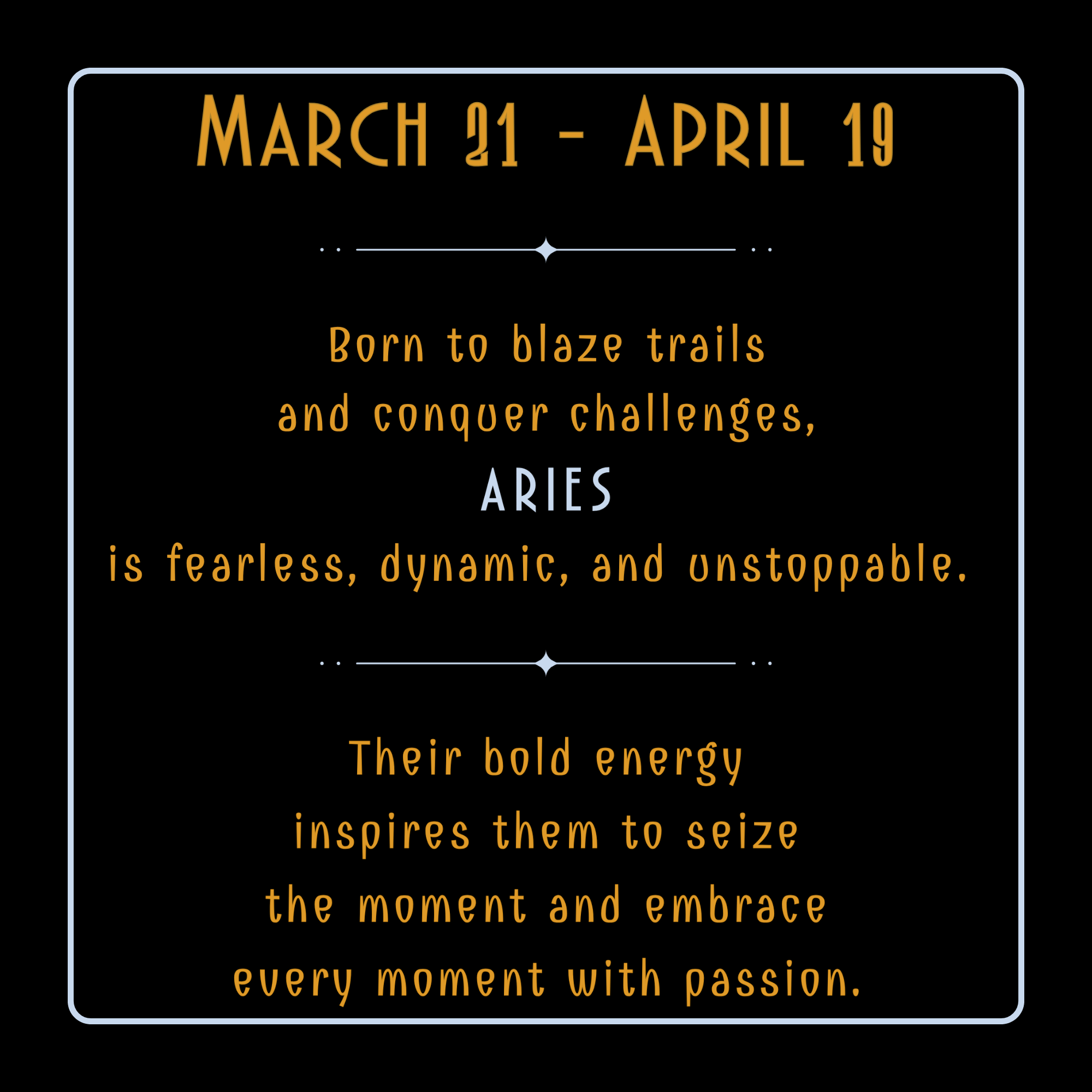 Aries Zodiac Traits: Fearless and dynamic, Aries thrives on challenges and leads with unstoppable energy