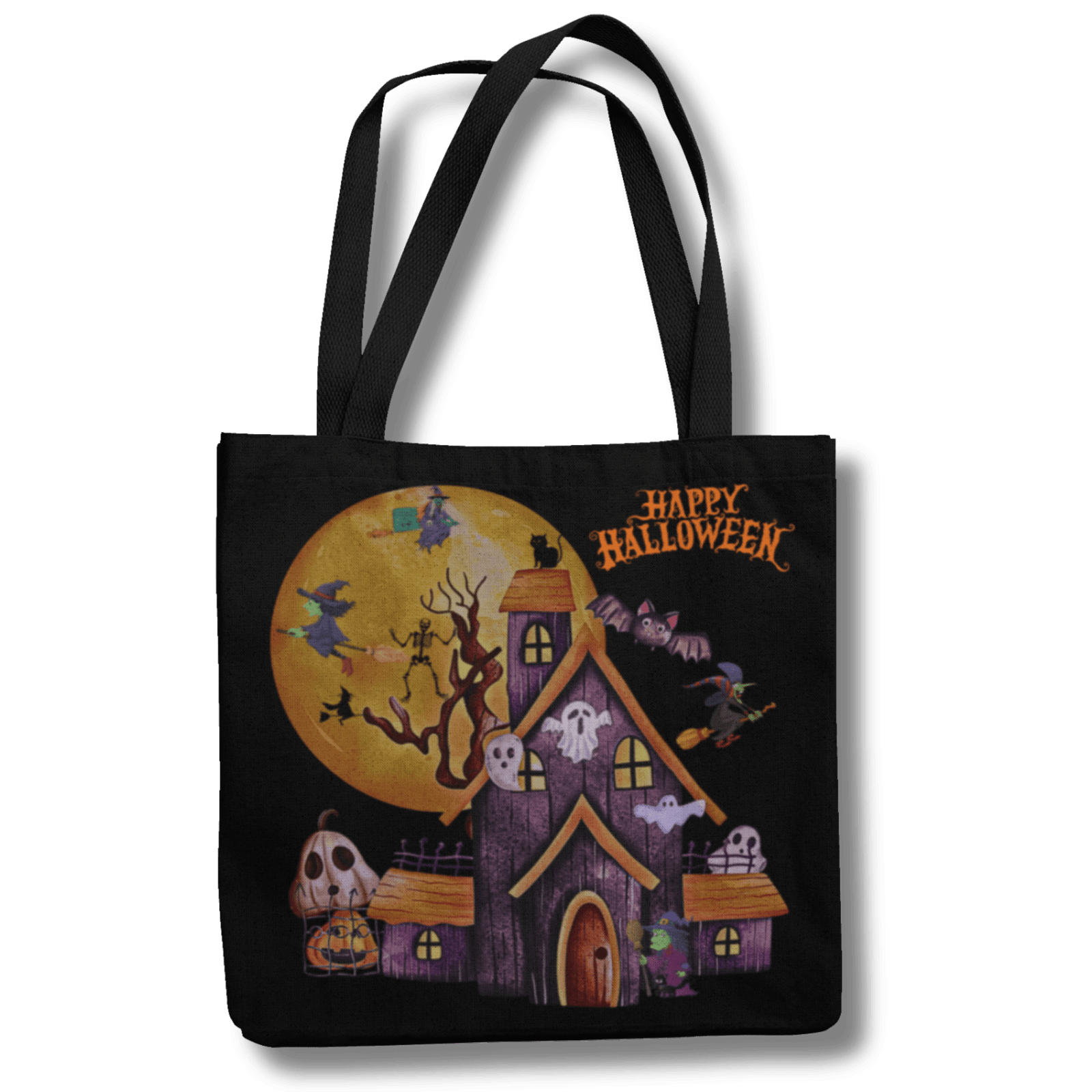 HALLOWEEN LOOT BAG | ADD-A-NAME | TRICK or TREAT | 3 SIZES