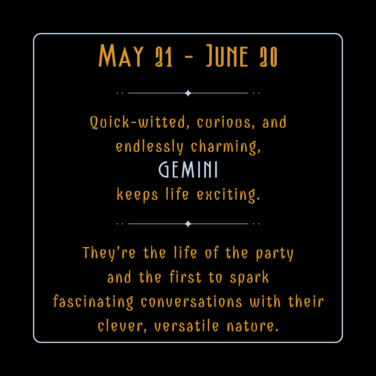 The image is a black background with a white border and contains text in yellow and white.