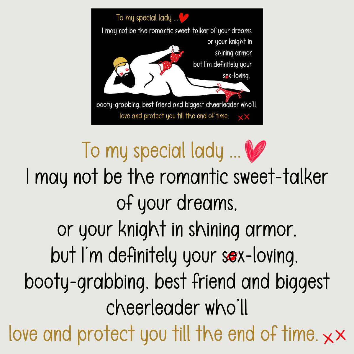 Teddy with SEX-LOVING message | Hilarious and Romantic Gift for Her