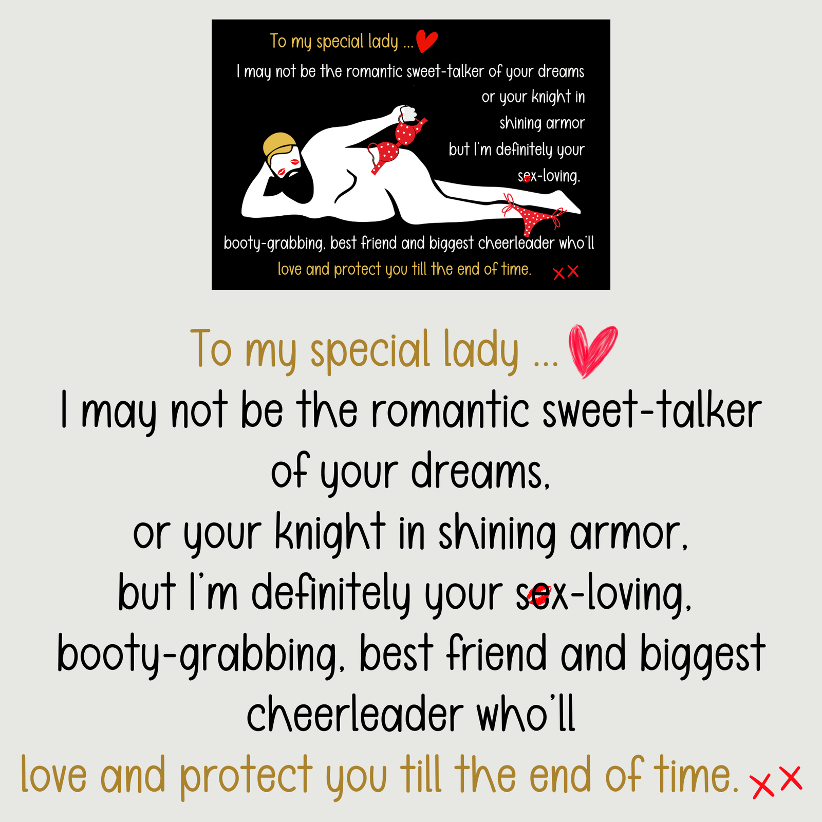 Teddy with SEX-LOVING message | Hilarious and Romantic Gift for Her