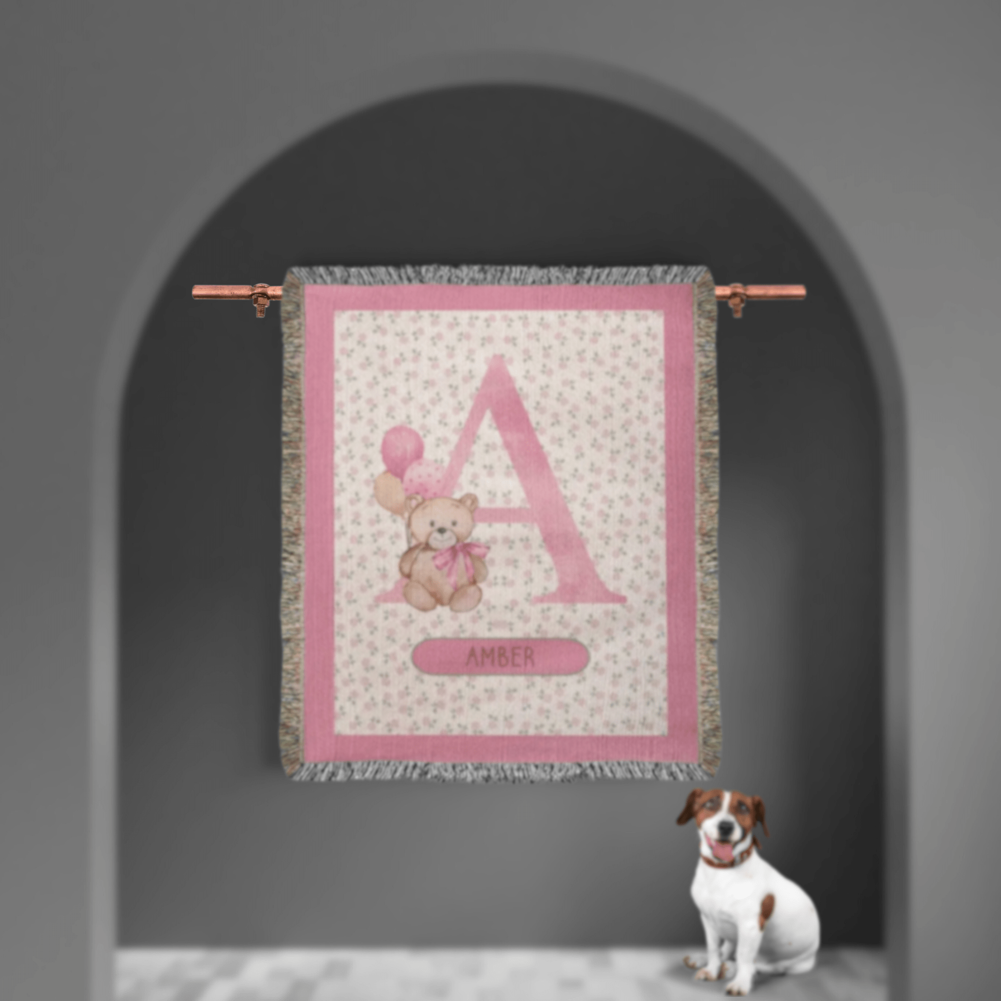 Personalizable A to Z Quality HEIRLOOM BLANKET for little Girl.  Perfect gift for Daughter or Granddaughter.