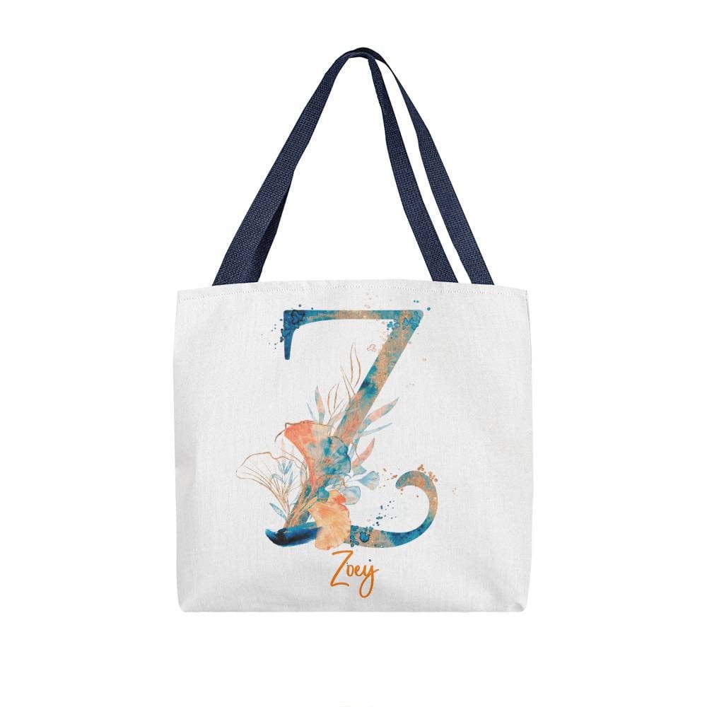 PERSONALIZABLE TOTE BAG | MONOGRAM - Z | PERFECT GIFT for BFF, MOTHER-in-LAW, MOM