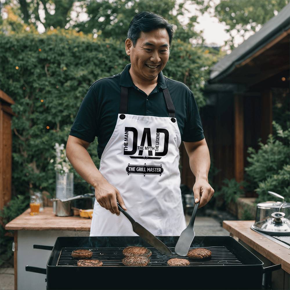 The BEST GIFT for the BEST DAD | Perfect for Father's Day, His Birthday, 4th of July | BBQ Apron