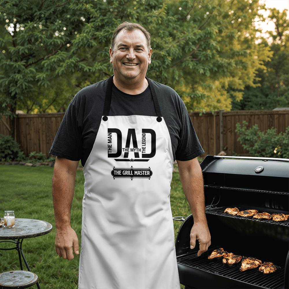 The BEST GIFT for the BEST DAD | Perfect for Father&#39;s Day, His Birthday, 4th of July | BBQ Apron