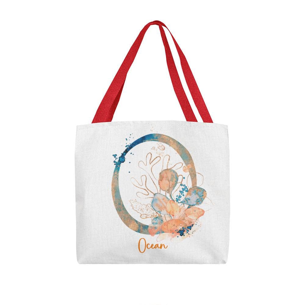 PERSONALIZABLE TOTE BAG | MONOGRAM - O | PERFECT GIFT for WIFE, MOTHER-in-LAW, YOU