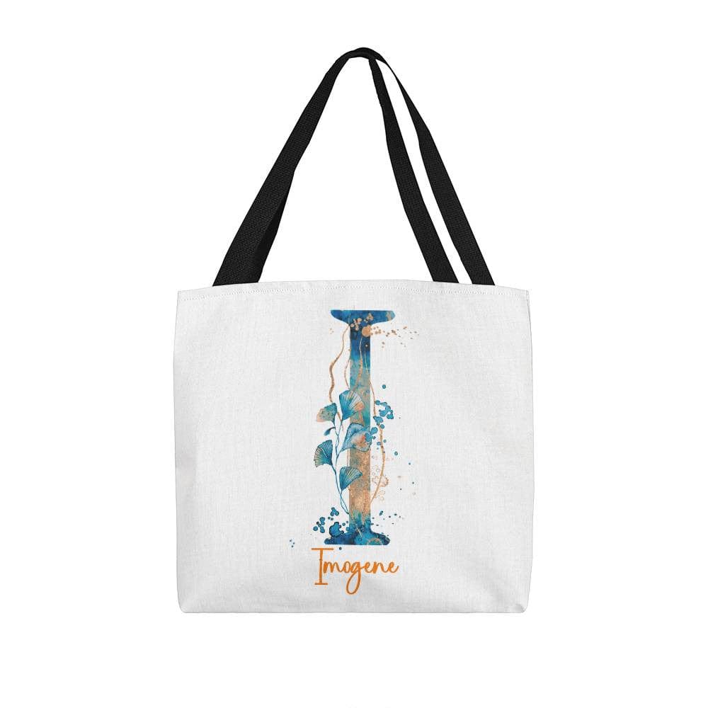 PERSONALIZABLE TOTE BAG | MONOGRAM - I | PERFECT GIFT for GRANDMA, SISTER, TEACHER